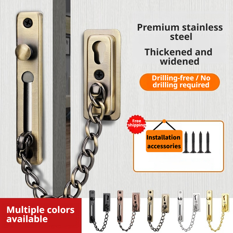 Security Chain Door - Paslanmaz Çelik Hırsızlığa Karşı Kapı Zinciri