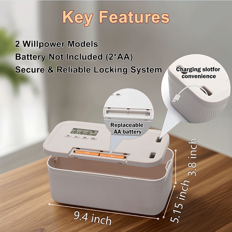 Zamanlayıcılı Kilit Kutuları E - Medicine Cabinet Lock incelemesi ve fiyatı