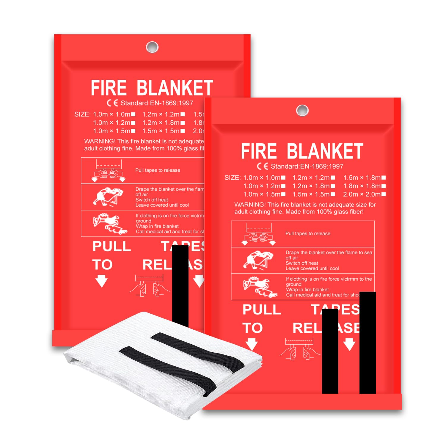 Yangın battaniyesi 2 paket 2*2 - Fire Blanket Kitchen incelemesi ve fiyatı