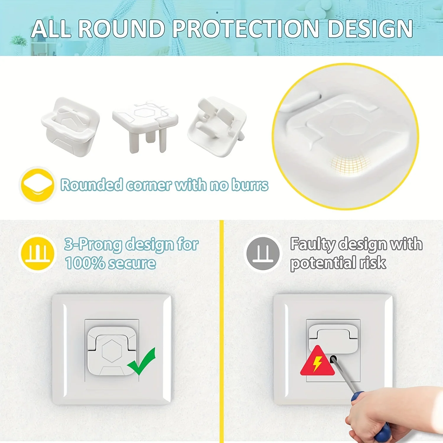 1-20 adet bebek geçirmez priz  - Outlet Cover Baby incelemesi ve fiyatı