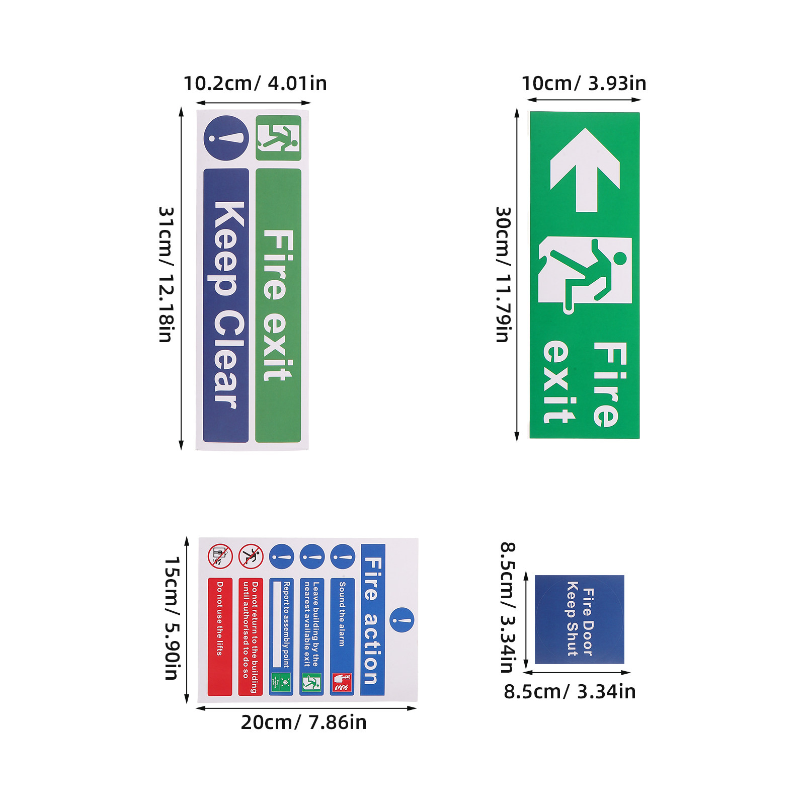 21 adet yangın çıkış işareti s - Emergency Exit Sign incelemesi ve fiyatı