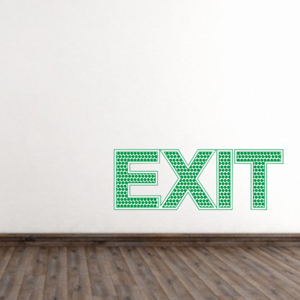 Çıkış Duvarı Güvenlik Etiketi  - Emergency Exit Sign incelemesi ve fiyatı
